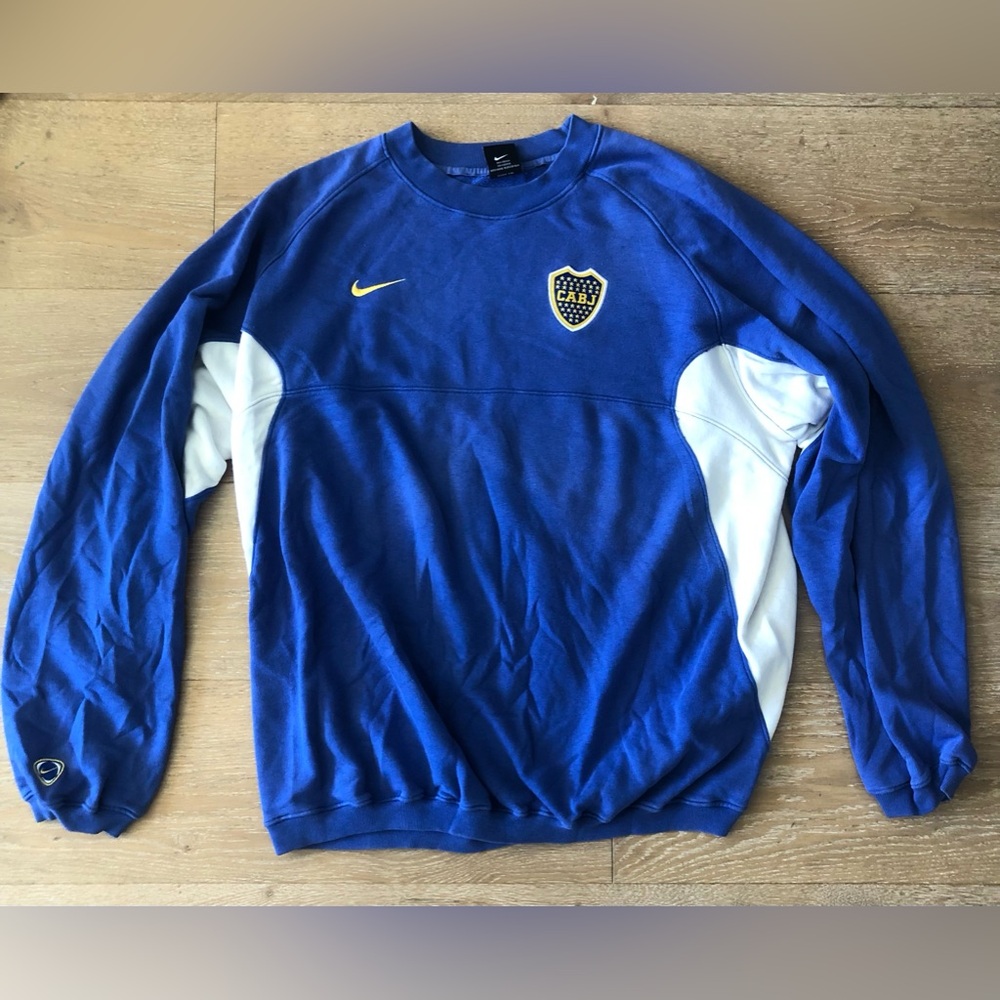 Vintage Boca Juniors Nike Crewneck Sweatshirt Large CABJ